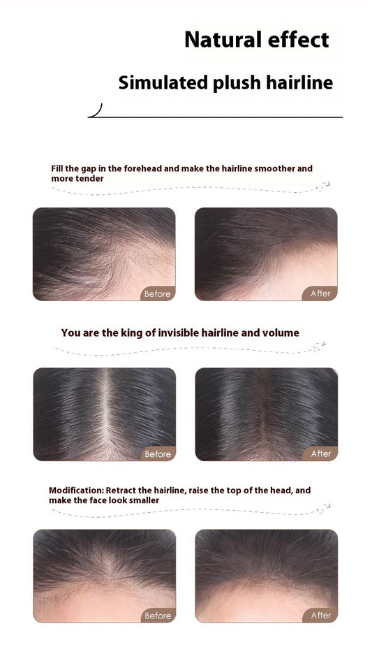 Hair Line Filling Rod – Eyebrow Pencil & Powder for Natural Hairline and Brow Definition – Available in Brown, Black, and Gray Shades