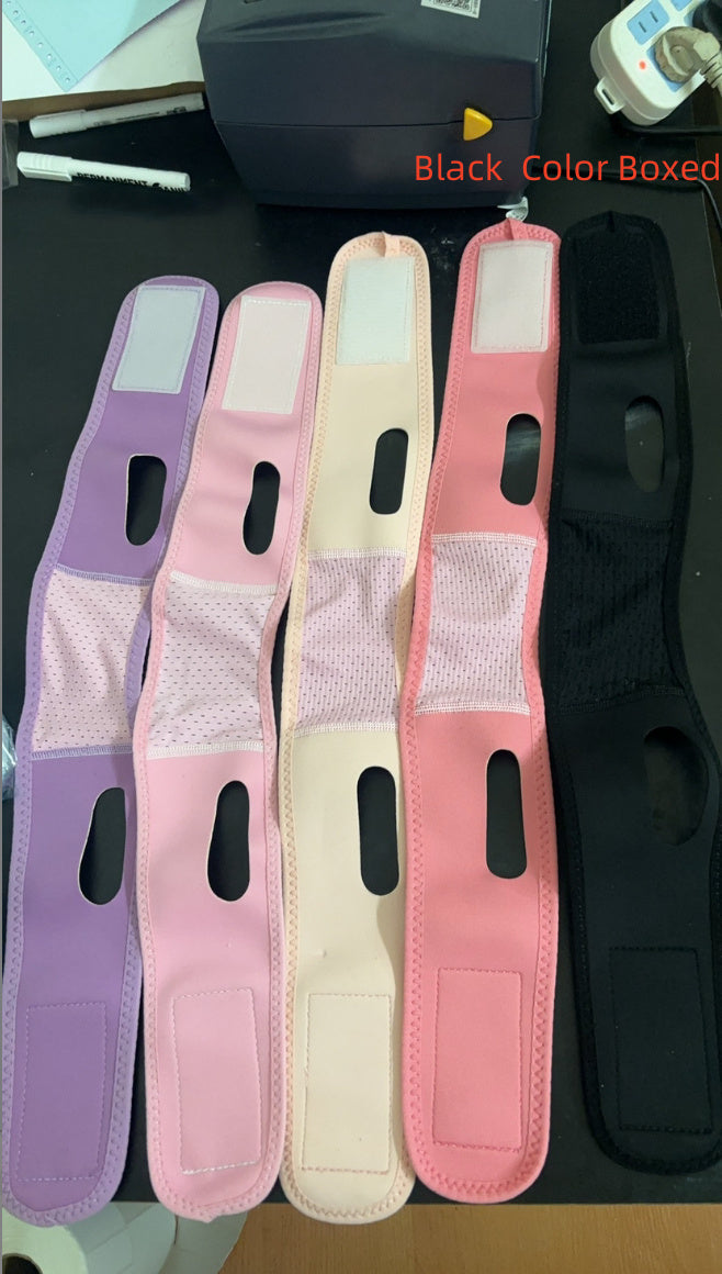 Reusable V-Line Mask – Double Chin Reducer & Face Lifting Strap for Slimming V-Shaped Jawline – Chin Up Face Mask