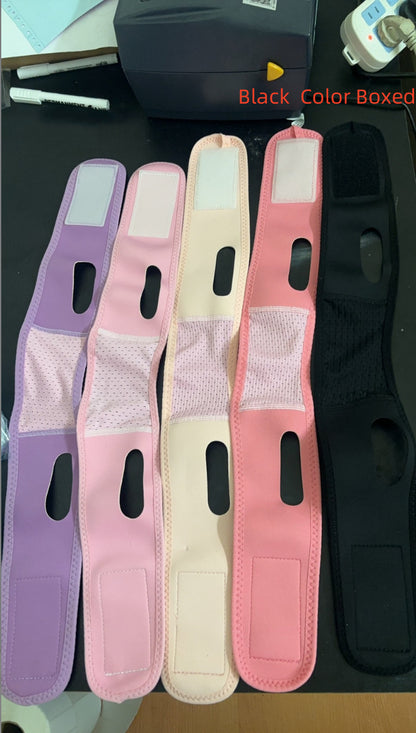 Reusable V-Line Mask – Double Chin Reducer & Face Lifting Strap for Slimming V-Shaped Jawline – Chin Up Face Mask