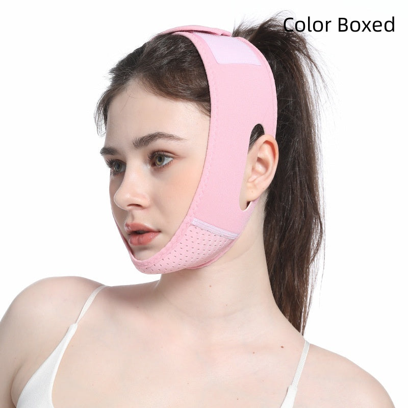 Reusable V-Line Mask – Double Chin Reducer & Face Lifting Strap for Slimming V-Shaped Jawline – Chin Up Face Mask